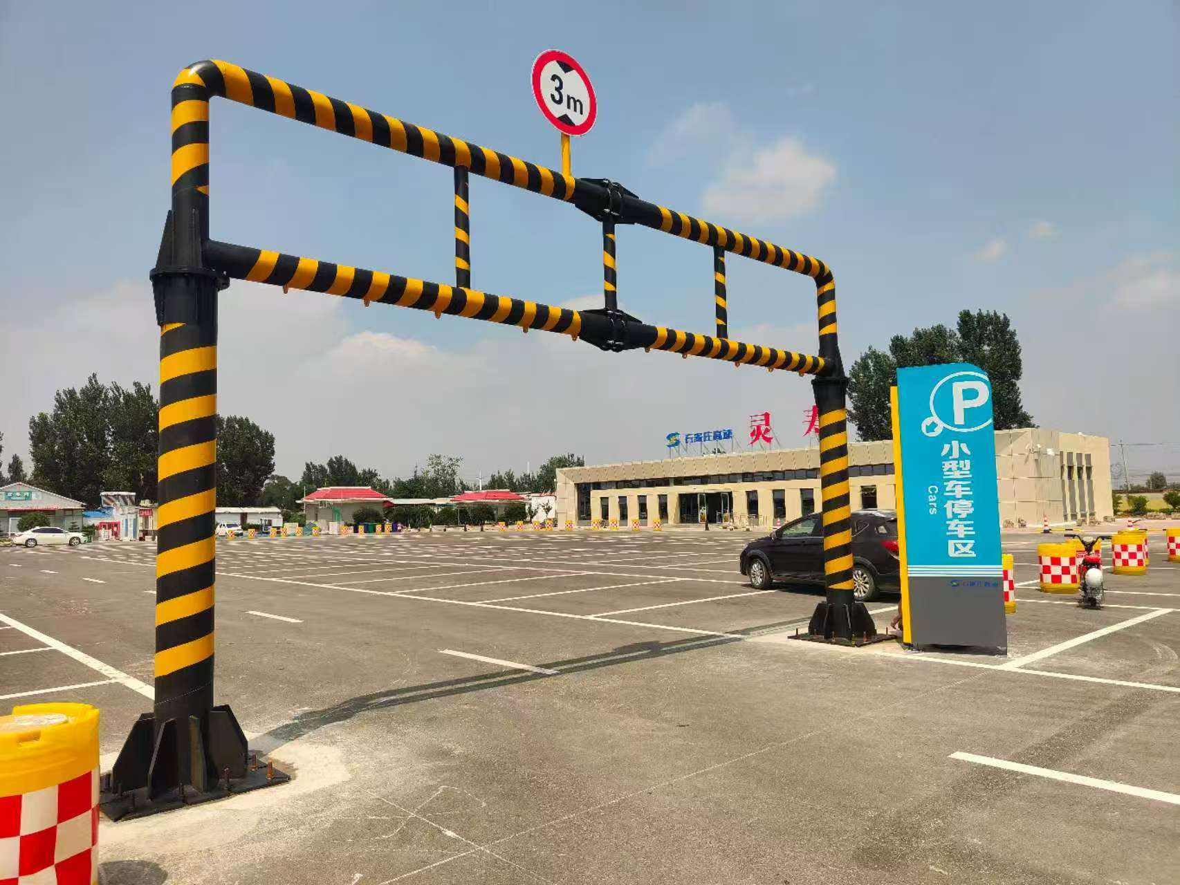 内江市限高架道路标志杆 - 方案